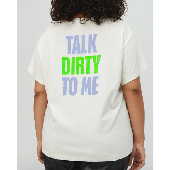 Daydreamer Poison Talk Dirty To Me Tour Tee Short Sleeve Small Cream - Picture 4 of 6